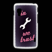 Coque LG L5 2 In Mecanic We trust Rouge ZG