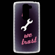 Coque LG G2 Mini In Mecanic We trust Rouge ZG