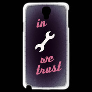 Coque Samsung Galaxy Note 3 Light In Mecanic We trust Rouge ZG