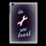 Coque iPadMini In Mecanic We trust Bleu ZG