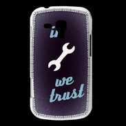 Coque Samsung Galaxy Trend In Mecanic We trust Bleu ZG