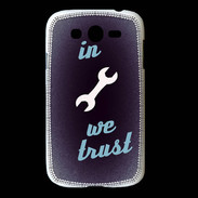 Coque Samsung Galaxy Grand In Mecanic We trust Bleu ZG