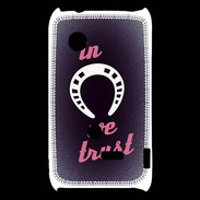 Coque Sony Xperia Typo In Luck We trust Rouge ZG