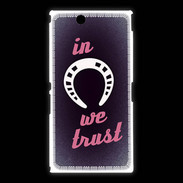 Coque Sony Xpéria Z Ultra In Luck We trust Rouge ZG