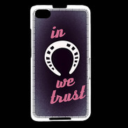 Coque Blackberry Z30 In Luck We trust Rouge ZG