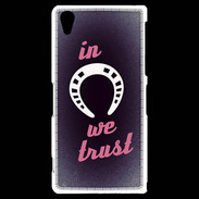 Coque Sony Xperia Z2 In Luck We trust Rouge ZG