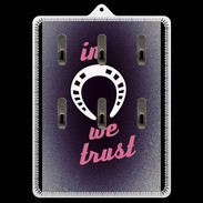 Porte clés In Luck We trust Rouge ZG
