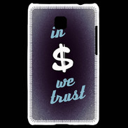 Coque LG Optimus L3 II In Money We trust Bleu ZG