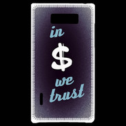 Coque LG Optimus L7 In Money We trust Bleu ZG