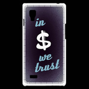 Coque LG Optimus L9 In Money We trust Bleu ZG