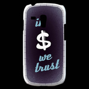 Coque Samsung Galaxy S3 Mini In Money We trust Bleu ZG