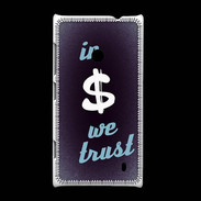 Coque Nokia Lumia 520 In Money We trust Bleu ZG
