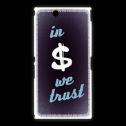 Coque Sony Xpéria Z Ultra In Money We trust Bleu ZG