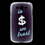Coque Samsung Galaxy Grand In Money We trust Bleu ZG