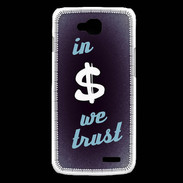 Coque LG L90 In Money We trust Bleu ZG