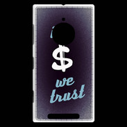 Coque Nokia Lumia 830 In Money We trust Bleu ZG