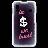 Coque Samsung ACE S5830 In Money We trust Rouge ZG