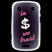 Coque Blackberry Bold 9900 In Money We trust Rouge ZG