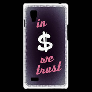 Coque LG Optimus L9 In Money We trust Rouge ZG