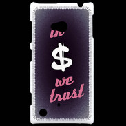 Coque Nokia Lumia 720 In Money We trust Rouge ZG