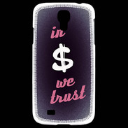 Coque Samsung Galaxy S4 In Money We trust Rouge ZG
