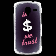Coque Samsung Galaxy Ace 2 In Money We trust Rouge ZG