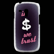 Coque Samsung Galaxy S3 Mini In Money We trust Rouge ZG