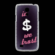 Coque Samsung Galaxy S4mini In Money We trust Rouge ZG