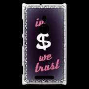 Coque Nokia Lumia 925 In Money We trust Rouge ZG