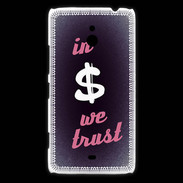 Coque Nokia Lumia 1320 In Money We trust Rouge ZG