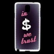 Coque Samsung Galaxy Note 3 In Money We trust Rouge ZG