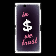 Coque Sony Xpéria Z Ultra In Money We trust Rouge ZG