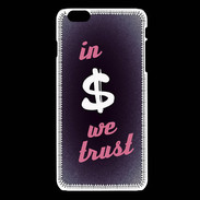 Coque iPhone 6Plus / 6Splus In Money We trust Rouge ZG