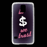 Coque Samsung Galaxy S5 In Money We trust Rouge ZG