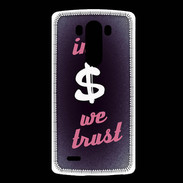 Coque LG G3 In Money We trust Rouge ZG