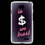 Coque LG L70 In Money We trust Rouge ZG
