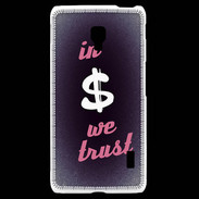 Coque LG F6 In Money We trust Rouge ZG