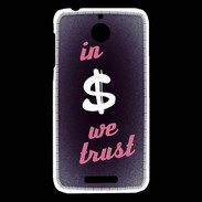 Coque HTC Desire 510 In Money We trust Rouge ZG
