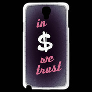 Coque Samsung Galaxy Note 3 Light In Money We trust Rouge ZG