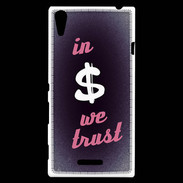Coque Sony Xperia T3 In Money We trust Rouge ZG