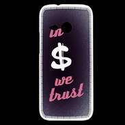 Coque HTC One Mini 2 In Money We trust Rouge ZG
