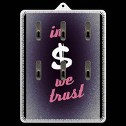 Porte clés In Money We trust Rouge ZG