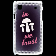 Coque Samsung Galaxy S In Mushrooms We trust Rouge ZG