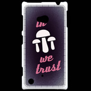 Coque Nokia Lumia 720 In Mushrooms We trust Rouge ZG