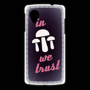 Coque LG Nexus 5 In Mushrooms We trust Rouge ZG