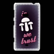 Coque Nokia Lumia 625 In Mushrooms We trust Rouge ZG