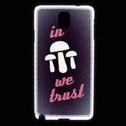 Coque Samsung Galaxy Note 3 In Mushrooms We trust Rouge ZG