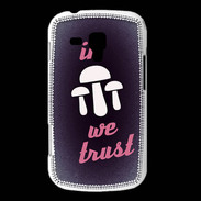 Coque Samsung Galaxy Trend In Mushrooms We trust Rouge ZG
