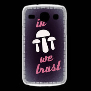 Coque Samsung Galaxy Core In Mushrooms We trust Rouge ZG