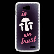 Coque LG L90 In Mushrooms We trust Rouge ZG